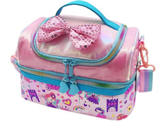 FOREVER GLITTER DUAL COMPARTMENT LUNCH BAG SPARKLES