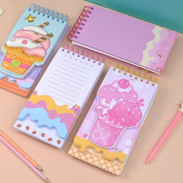 GLITTERY DESSERT NOTEPAD