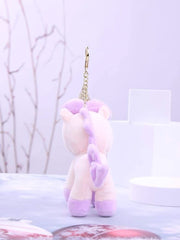 ADORABLE UNICORN PLUSH KEYCHAIN