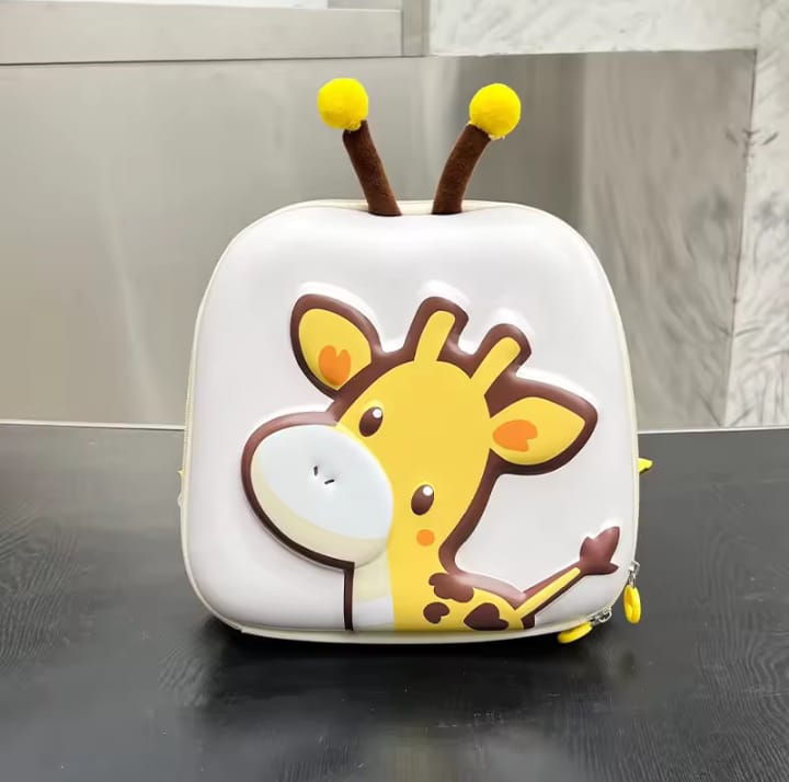 CUTE HARD SHELL GIRAFFE BACKPACK SPARKLES