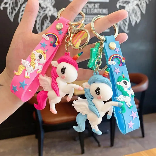 FLYING UNICORN KEYCHAIN SPARKLES