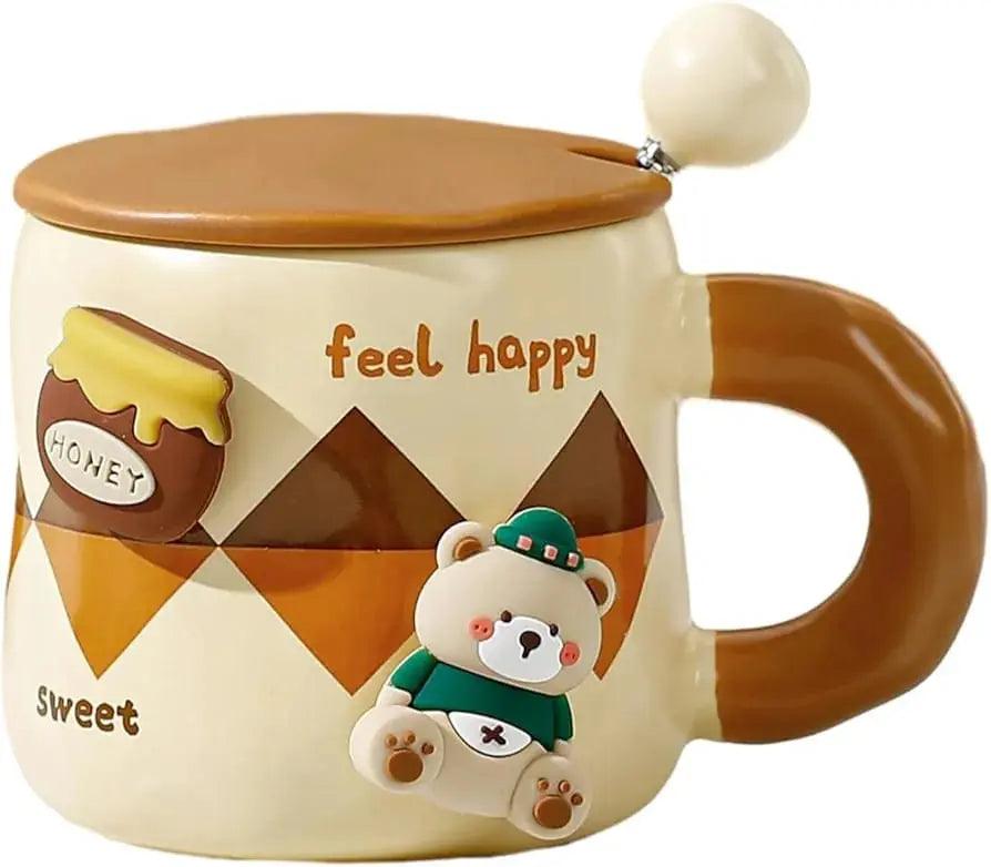 TRENDY HONEY BEAR MUG SPARKLES