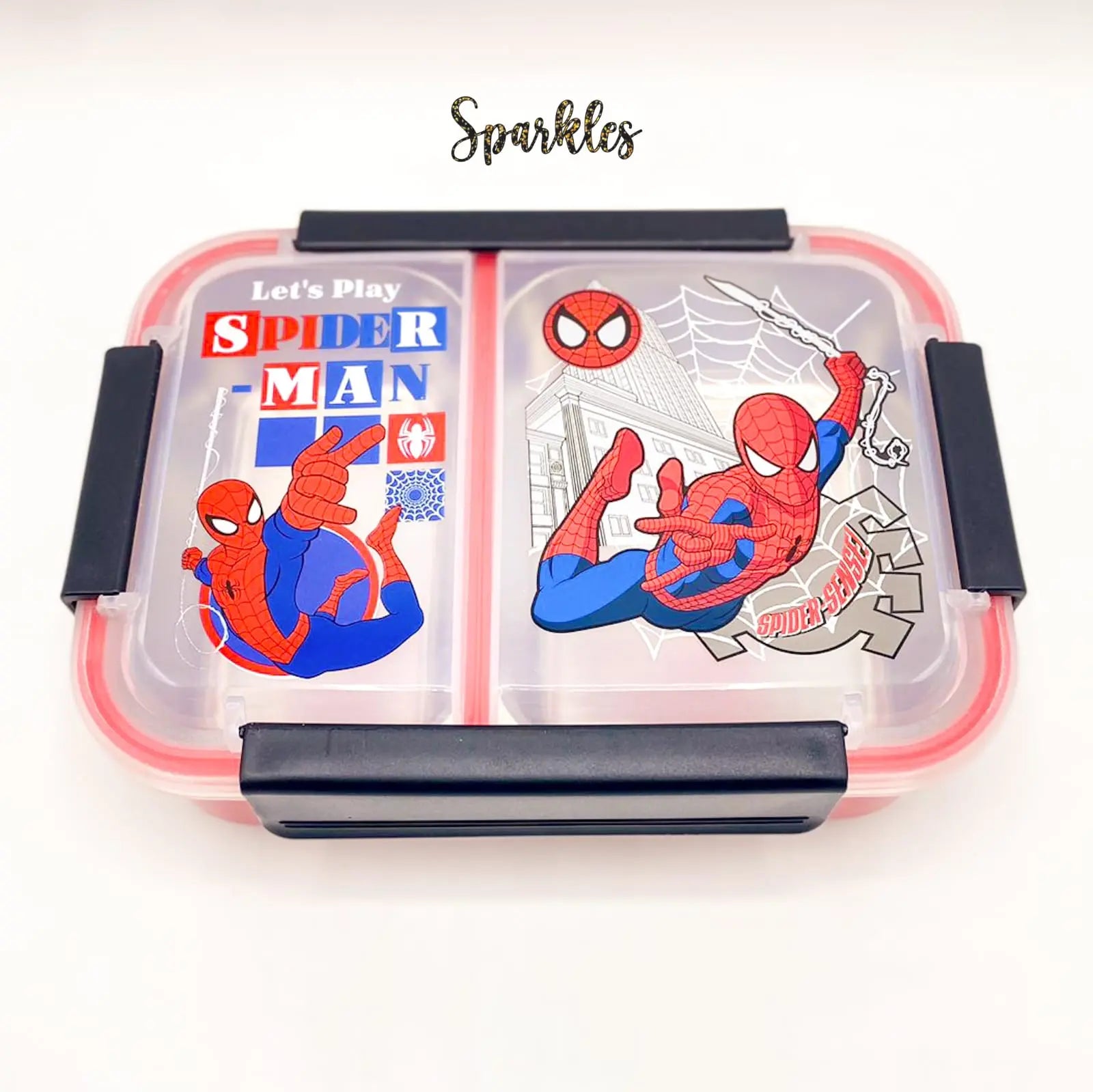 STAINLESS STEEL CHARACTER LUNCH BOX SPARKLES