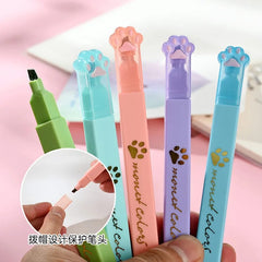 PACK 0F 6 PAW HIGHLIGHTER PENS