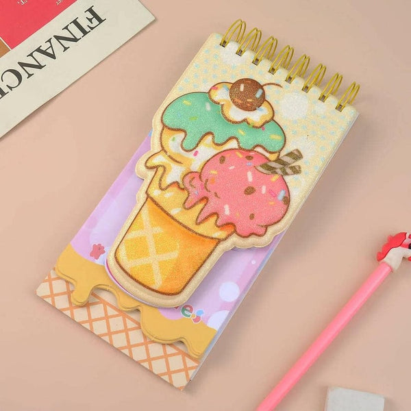 GLITTERY DESSERT NOTEPAD