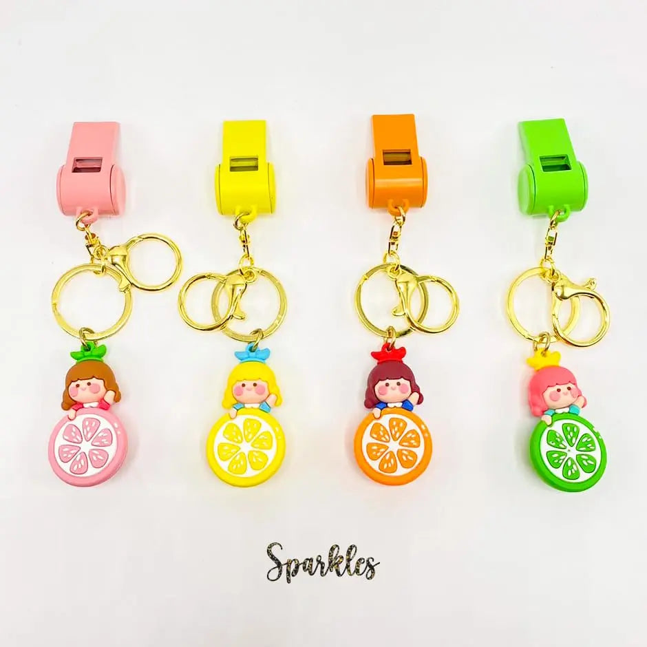 WHISTLE DOLL KEYCHAIN SPARKLES