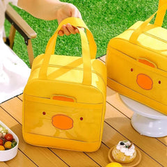 QUIRKY CARTOON LUNCH BAG SPARKLES