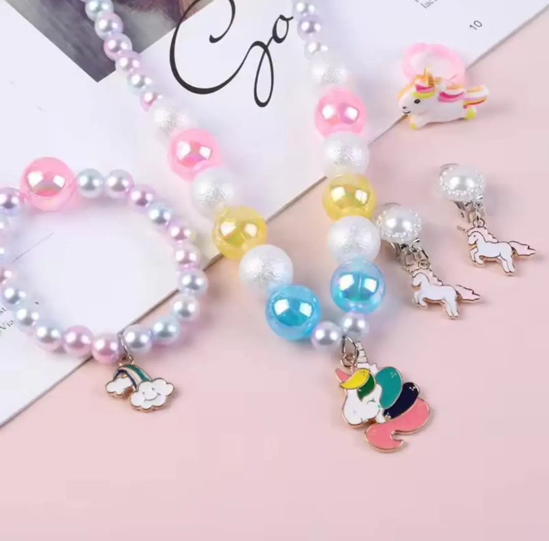 TRENDING UNICORN JEWELRY SET SPARKLES