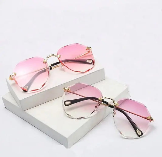 LUXURY RIMLESS SUNGLASSES SPARKLES