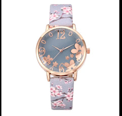 AESTHETIC FLORAL WATCH SPARKLES