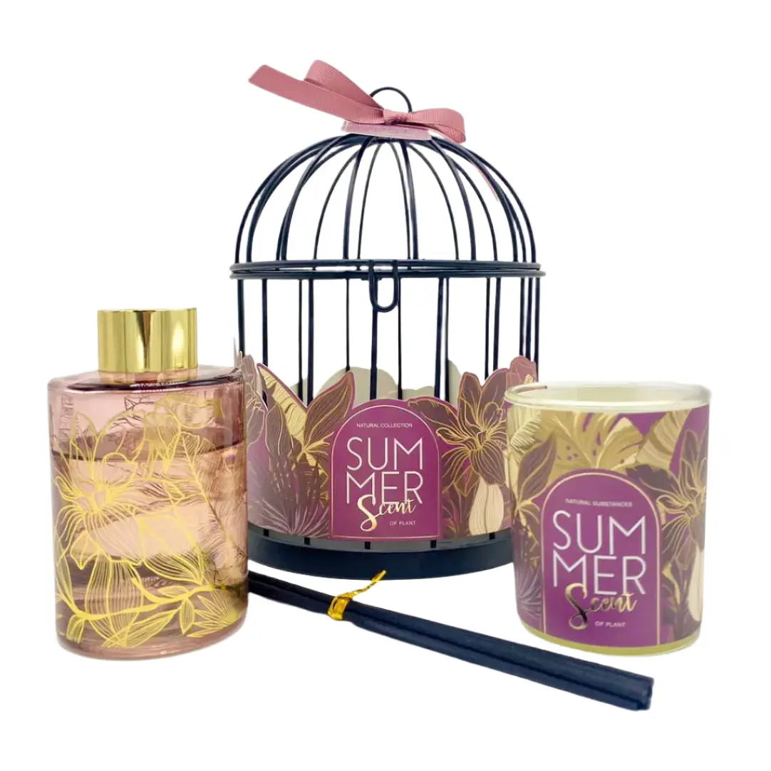 LOVE HOME DIFFUSER CAGE SET SPARKLES