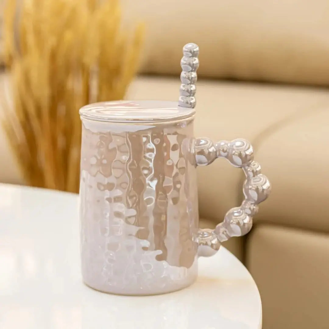 TRENDY GLOSSY CERAMIC MUG SPARKLES