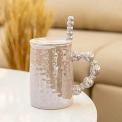 TRENDY GLOSSY CERAMIC MUG SPARKLES