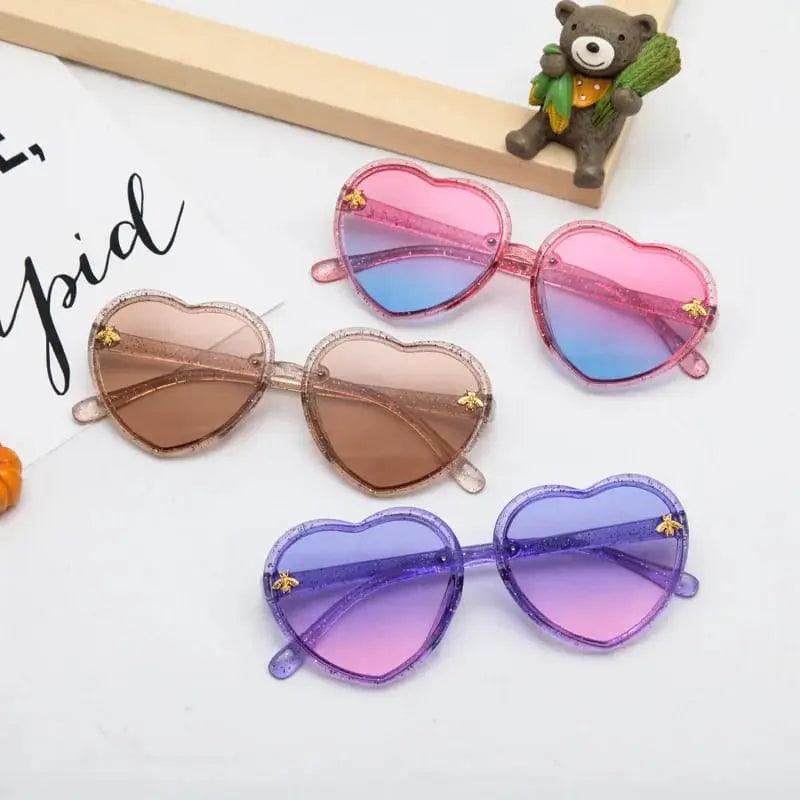 TRENDY HEART SUNGLASSES SPARKLES