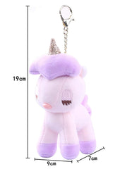 ADORABLE UNICORN PLUSH KEYCHAIN