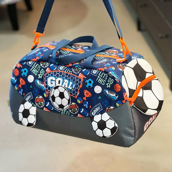 AESTHETIC FOOTBALL DUFFEL BAG SPARKLES