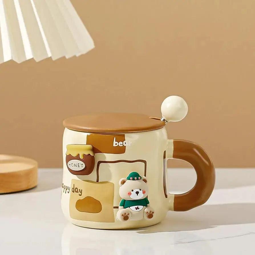 TRENDY HONEY BEAR MUG SPARKLES