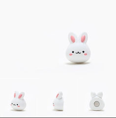 6 X ADORABLE BUNNY FRIDGE MAGNETS SET