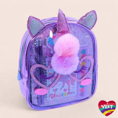 ADORABLE BACKPACK WITH STATIONERY SPARKLES