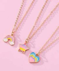 3 TRENDY COLORFUL NECKLACES