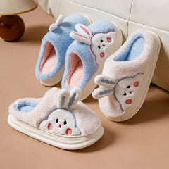 FLUFFY BUNNY SLIPPERS FOR WINTER SPARKLES