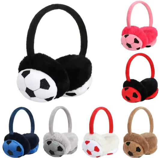 SUPER SOCCER EARMUFFS FOR WINTER - Sparkles