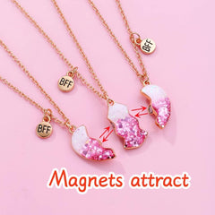 EXQUISITE BFF NECKLACE SET SPARKLES