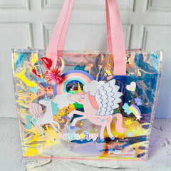 HOLOGRAPHIC TOTE BAG