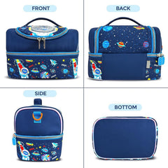 AESTHETIC ASTRONAUT DUAL COMPARTMENT LUNCH BAG