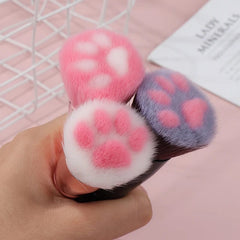 CUTE CAT PAW MAKEUP BRUSH SPARKLES