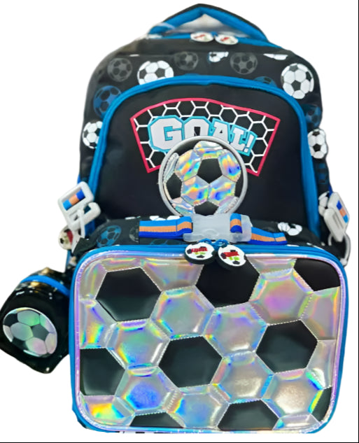 COOL FOOTBALL BACKPACK SET Sparkles