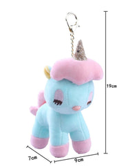 ADORABLE UNICORN PLUSH KEYCHAIN