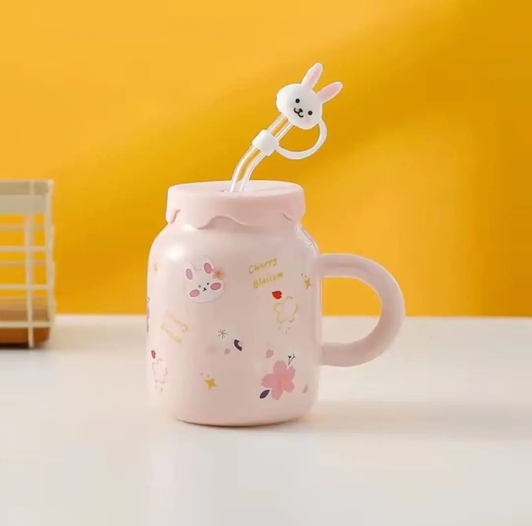 CERAMIC BUNNY MUG SPARKLES