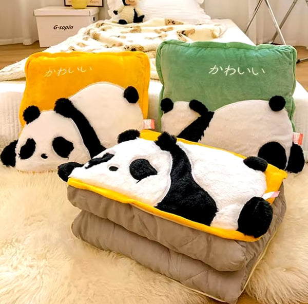 PANDA PILLOW & BLANKET