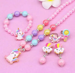 TRENDING UNICORN JEWELRY SET SPARKLES