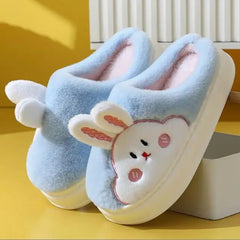 FLUFFY BUNNY SLIPPERS FOR WINTER SPARKLES