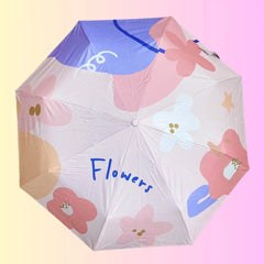 BEAUTIFUL FLORAL UMBRELLA SPARKLES