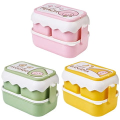 TRIPLE COMPARTMENT FRUITY LUNCH BOX SPARKLES