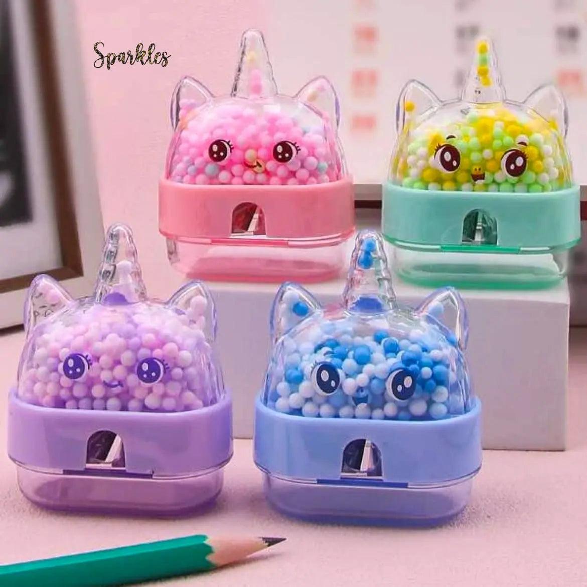 CUTE UNICORN SHARPENER SPARKLES