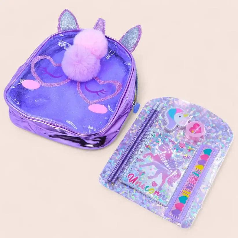 ADORABLE BACKPACK WITH STATIONERY SPARKLES