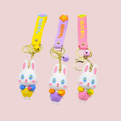 TRENDY BUNNY KEYCHAIN SPARKLES