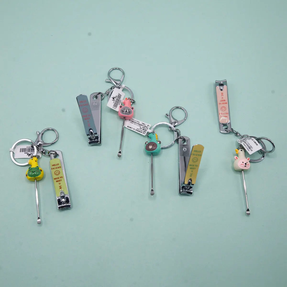 CUTEST NAIL CLIPPER KEYCHAIN SPARKLES