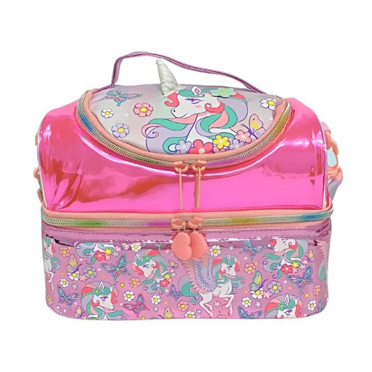 FOREVER GLITTER DUAL COMPARTMENT LUNCH BAG SPARKLES