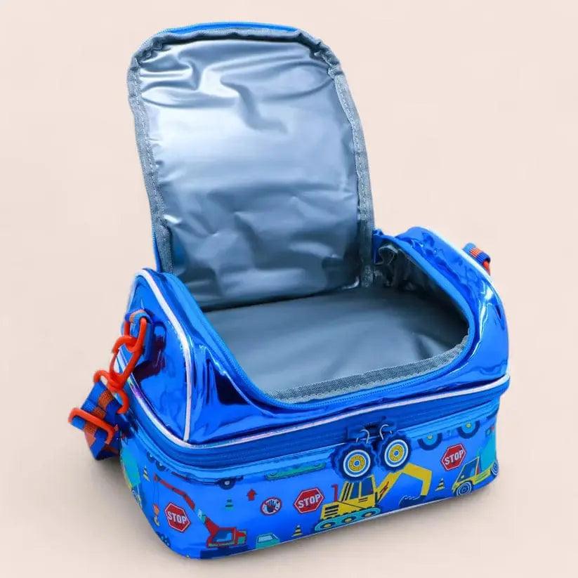 DAZZING BUILDER DUAL COMPARTMENT LUNCH BAG SPARKLES