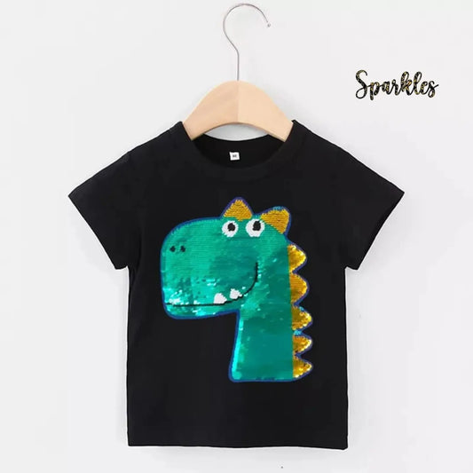 AESTHETIC DINOSAUR TEE FOR SUMMER Sparkles