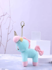 ADORABLE UNICORN PLUSH KEYCHAIN