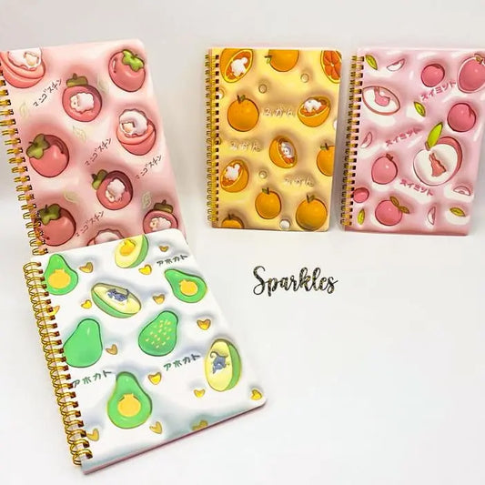 TRENDING FRUITY NOTEPAD SPARKLES