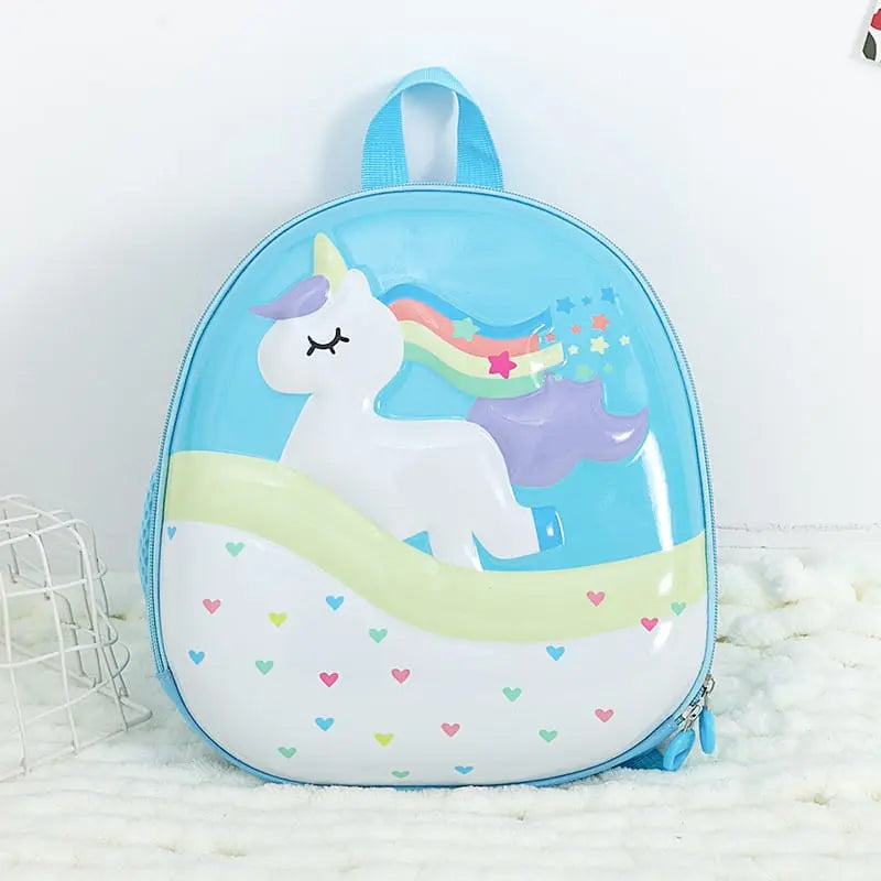 ADORABLE HARD SHELL UNICORN BACKPACK SPARKLES