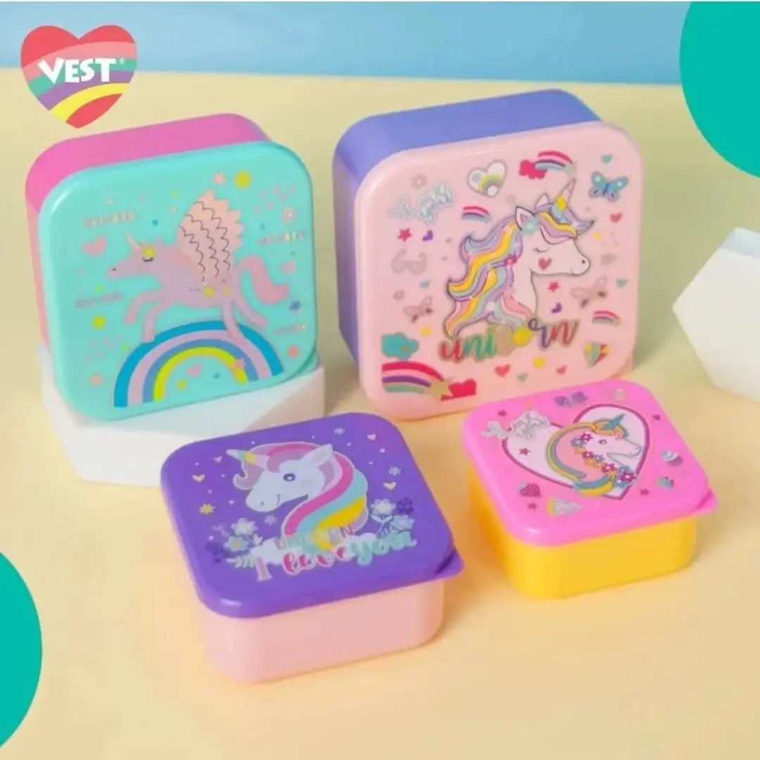 TRENDING 4 PC LUNCH BOX SET SPARKLES