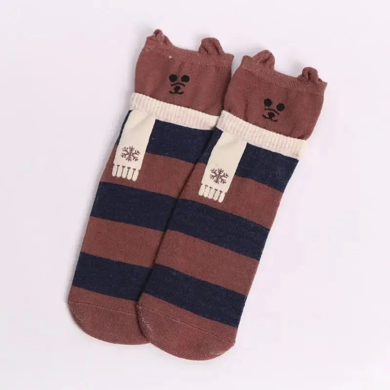 1 X ADORABLE CHARACTER SOCKS PAIR